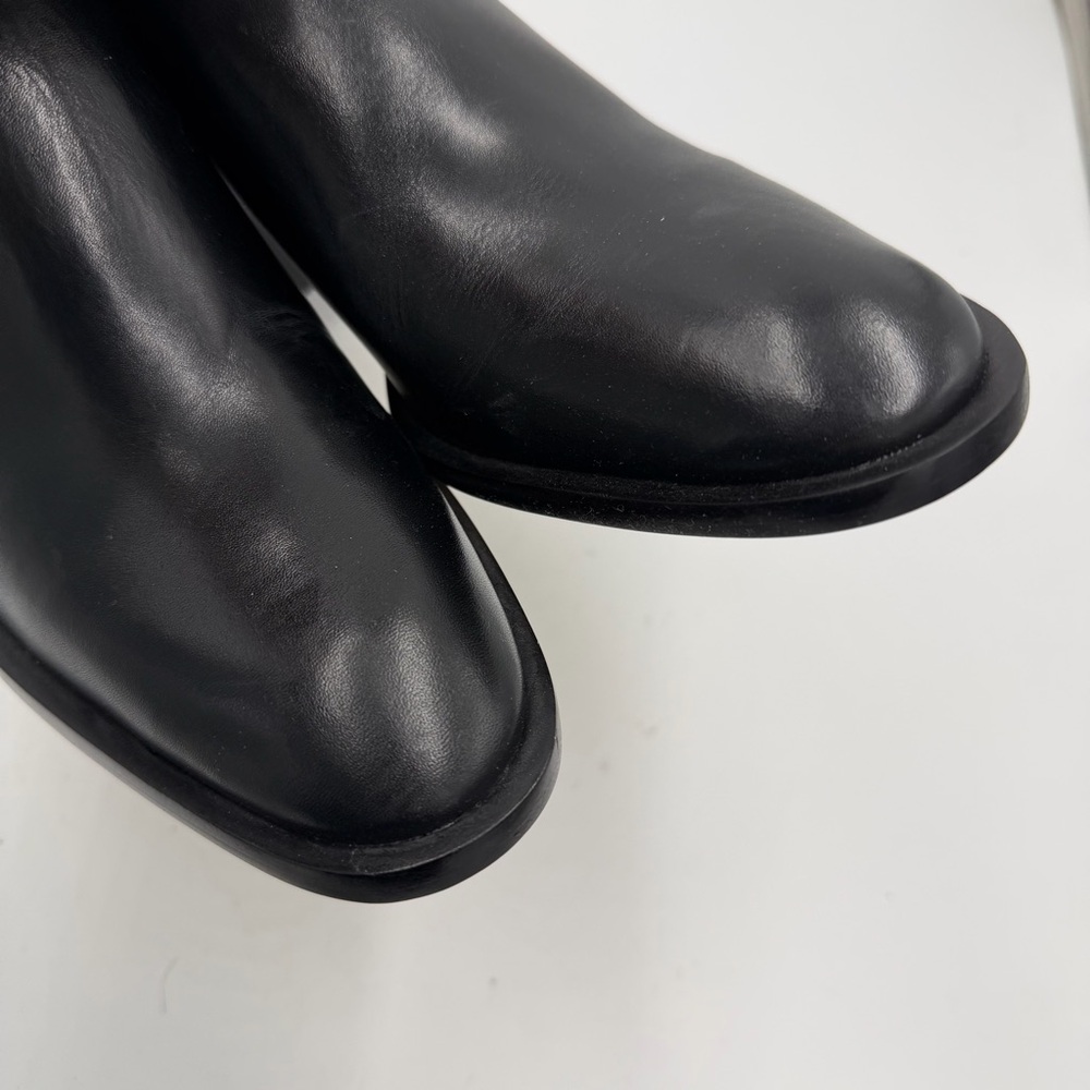 Everlane Black Leather The Outlaw Mule Slide Heel in Size 7.5 - Picture 5 of 15
